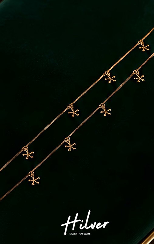 Fine 925 Sterling Silver Chain Anklets